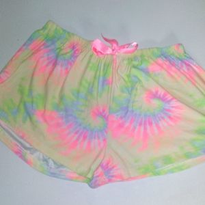 Neon Tie-Dye Sleep Shorts 💜